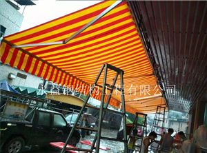 东莞定制推拉雨棚仓库推拉蓬大型物流移动推拉棚排档推拉篷户外帐篷 曲臂遮阳篷